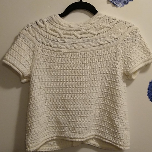Knit Short Sleeve Sweater | Loft | Sz. S - Picture 5 of 5
